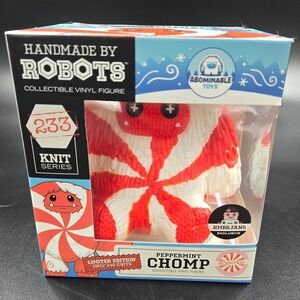 Handmade By Robots Peppermint Chomp Vinyl Figure 233 Knit Series Limited Edition